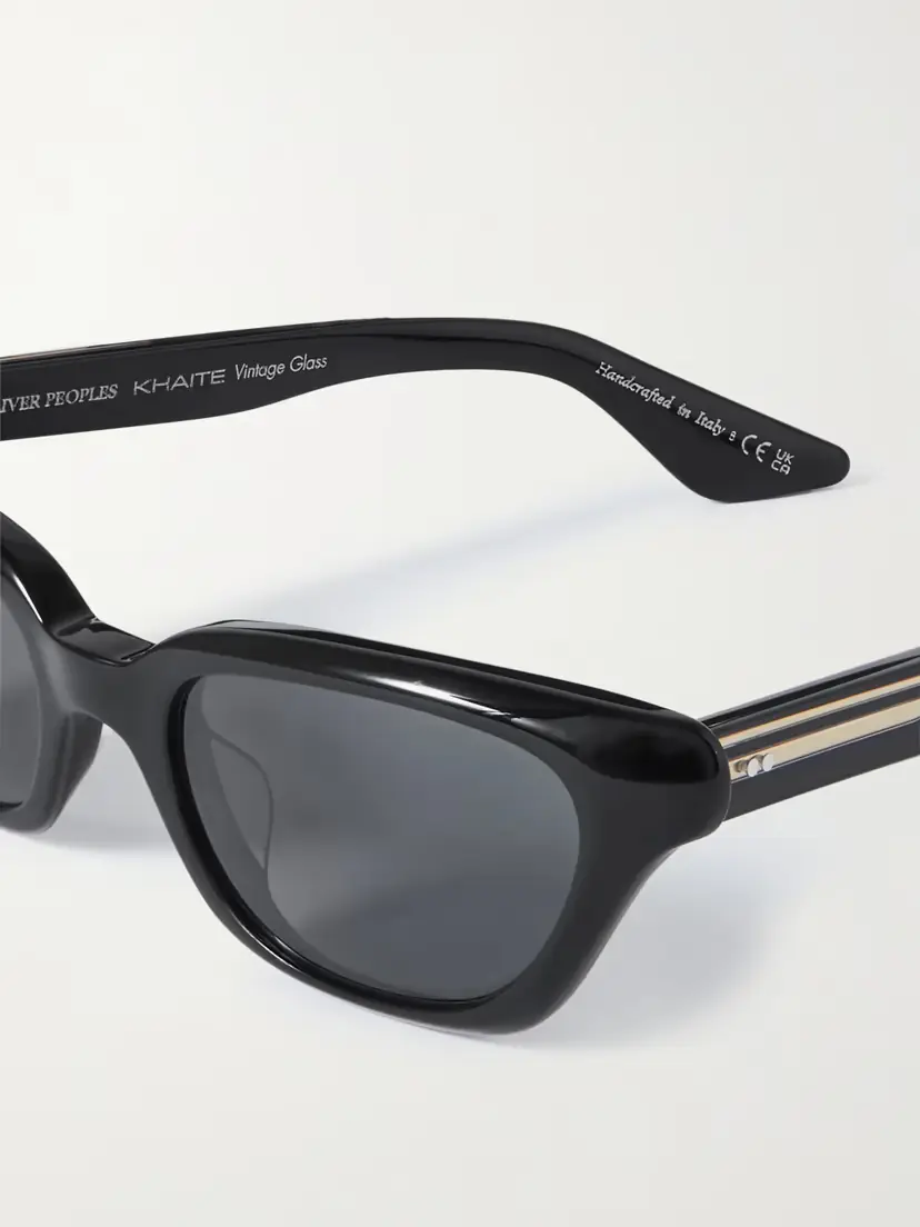 Oliver Peoples + Khaite 1983c Cat-eye Acetate And Gold-tone Sunglasses | Thumbnail 4 Oliver Peoples + Khaite 1983c Cat-eye Acetate And Gold-tone Sunglasses | Thumbnail 4