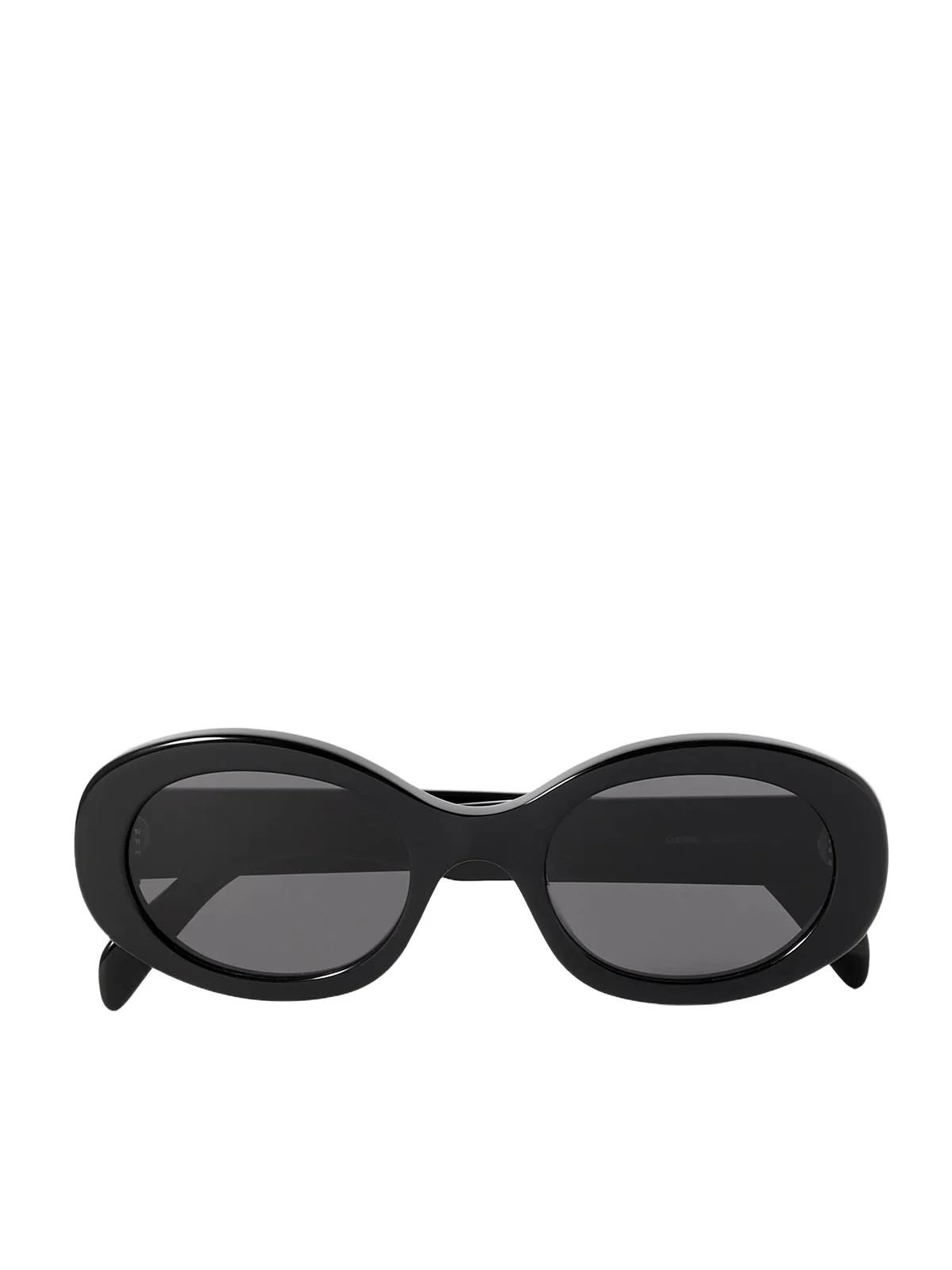 Triomphe Oval-frame Acetate Sunglasses