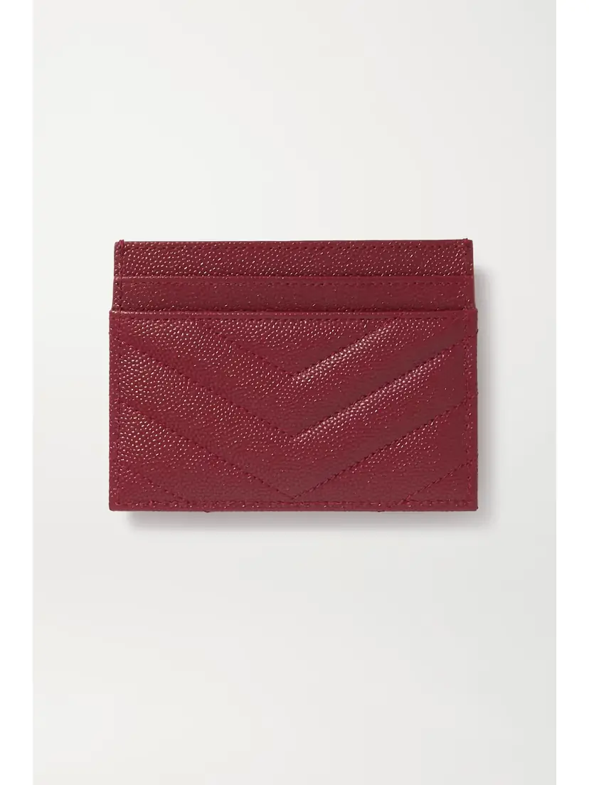 Saint Laurent Monogramme Quilted Textured-leather Cardholder - - One size | Thumbnail 2
