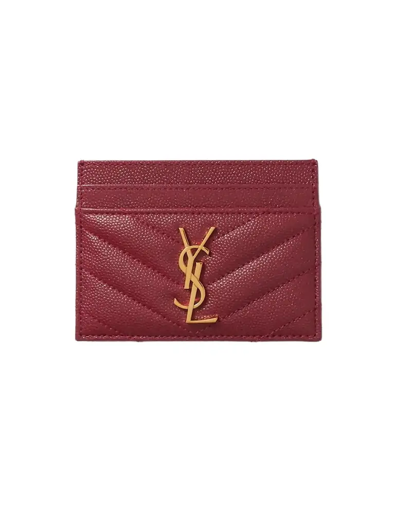 Monogramme Quilted Textured-leather Cardholder - - One size Monogramme Quilted Textured-leather Cardholder - - One size