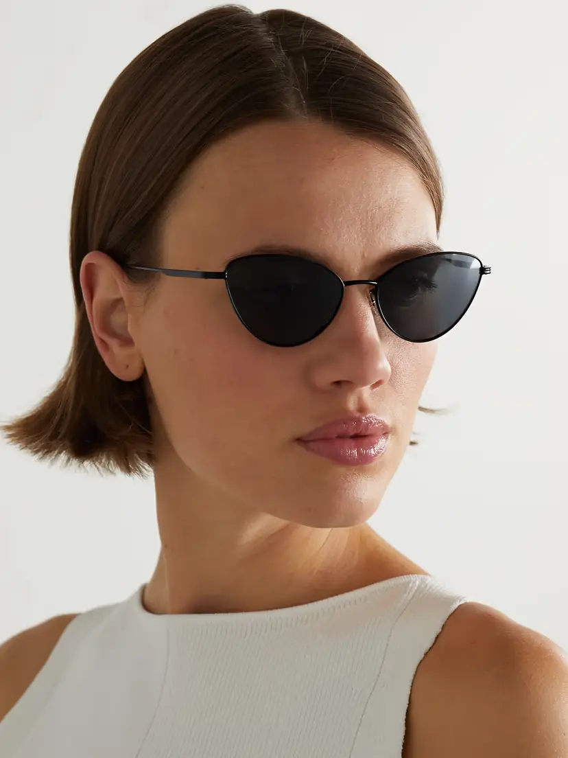 Oliver Peoples + Khaite 1998c Cat-eye Metal Sunglasses | Thumbnail 2 Oliver Peoples + Khaite 1998c Cat-eye Metal Sunglasses | Thumbnail 2