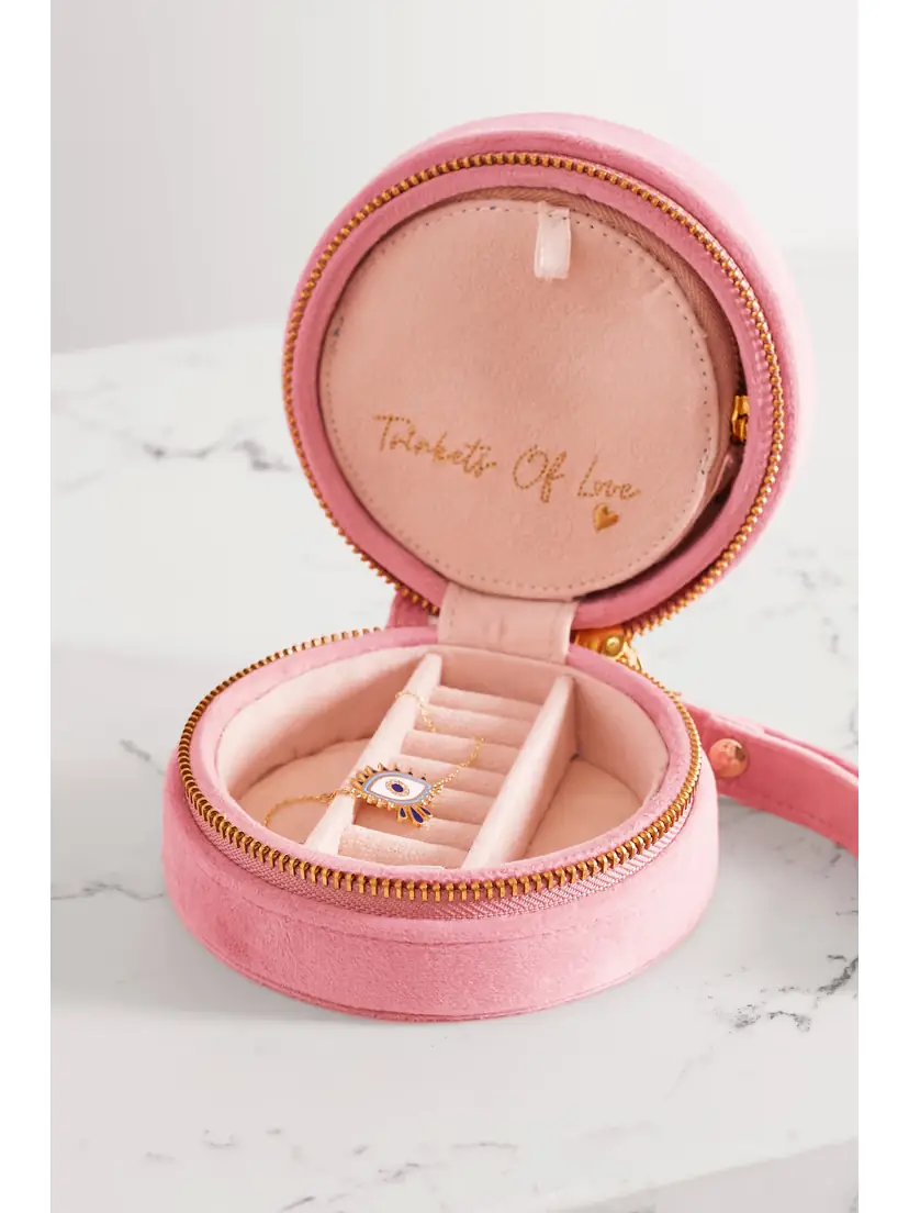 L’Atelier Nawbar Sacred Heart Embroidered Velvet Jewelry Box | Thumbnail 2 L’Atelier Nawbar Sacred Heart Embroidered Velvet Jewelry Box | Thumbnail 2