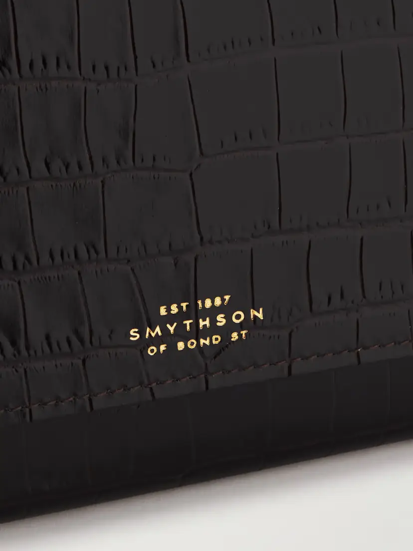Smythson Marshall Croc-effect Leather Travel Wallet | Thumbnail 3 Smythson Marshall Croc-effect Leather Travel Wallet | Thumbnail 3