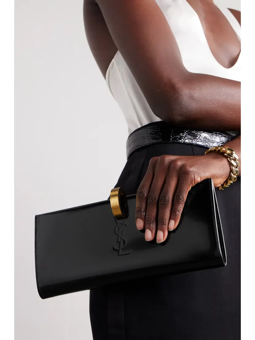 Saint Laurent Daria Patent-leather Clutch | Thumbnail 2 Saint Laurent Daria Patent-leather Clutch | Thumbnail 2