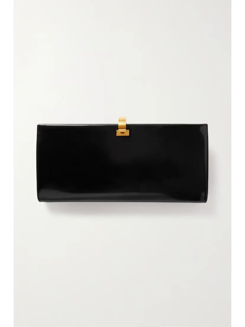 Saint Laurent Daria Patent-leather Clutch | Thumbnail 3 Saint Laurent Daria Patent-leather Clutch | Thumbnail 3