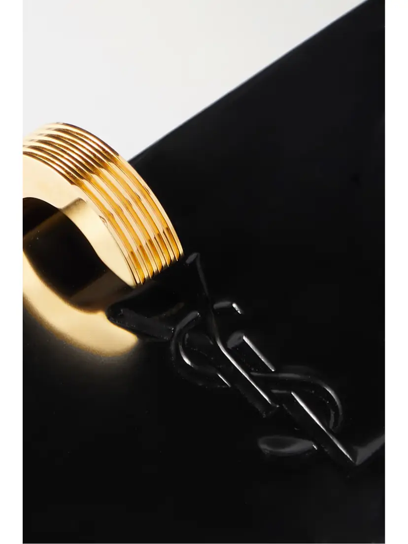 Saint Laurent Daria Patent-leather Clutch | Thumbnail 4 Saint Laurent Daria Patent-leather Clutch | Thumbnail 4