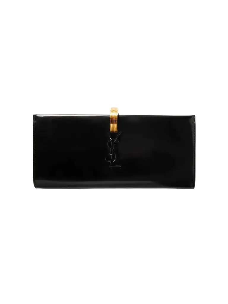 Daria Patent-leather Clutch