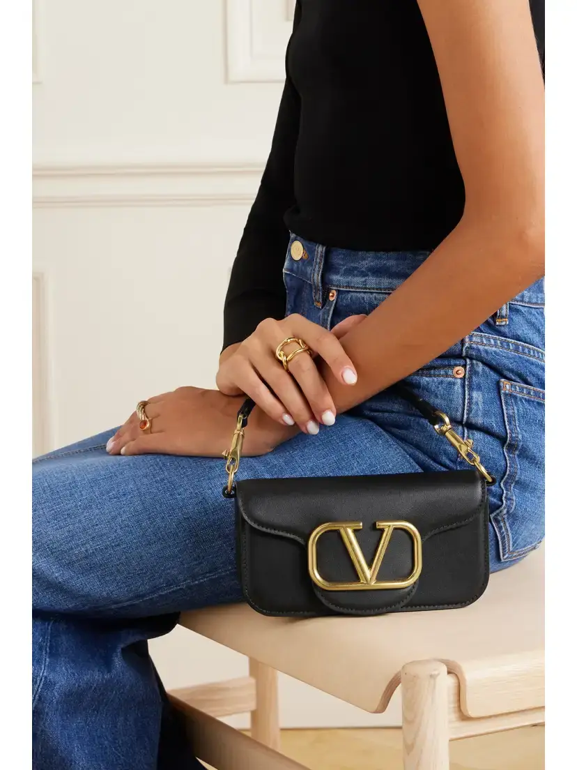 Valentino Garavani Locò Small Leather Shoulder Bag | Thumbnail 2 Valentino Garavani Locò Small Leather Shoulder Bag | Thumbnail 2