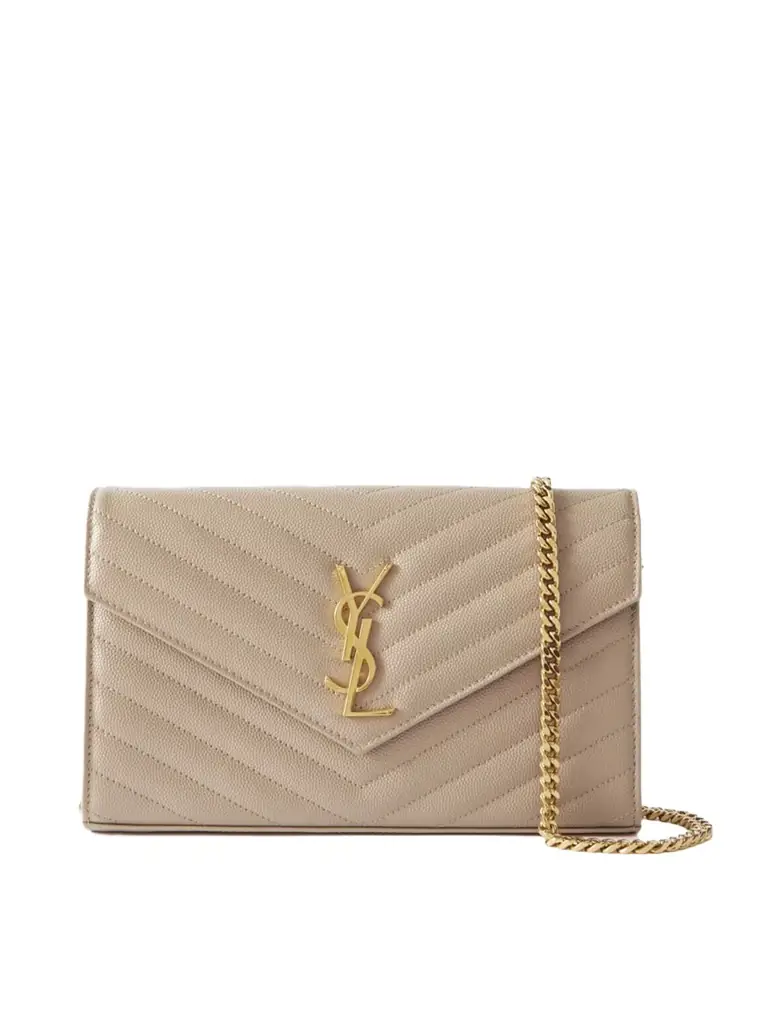 Saint Laurent Cassandre Matelassé Textured-leather Chain Wallet | Image 1 Saint Laurent Cassandre Matelassé Textured-leather Chain Wallet | Image 1