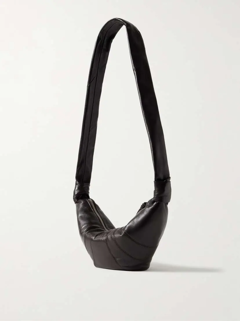 Lemaire Croissant Small Paneled Leather Shoulder Bag | Thumbnail 3