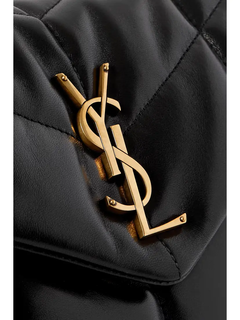 Saint Laurent Puffer Small Matelassé Leather Shoulder Bag | Thumbnail 4 Saint Laurent Puffer Small Matelassé Leather Shoulder Bag | Thumbnail 4