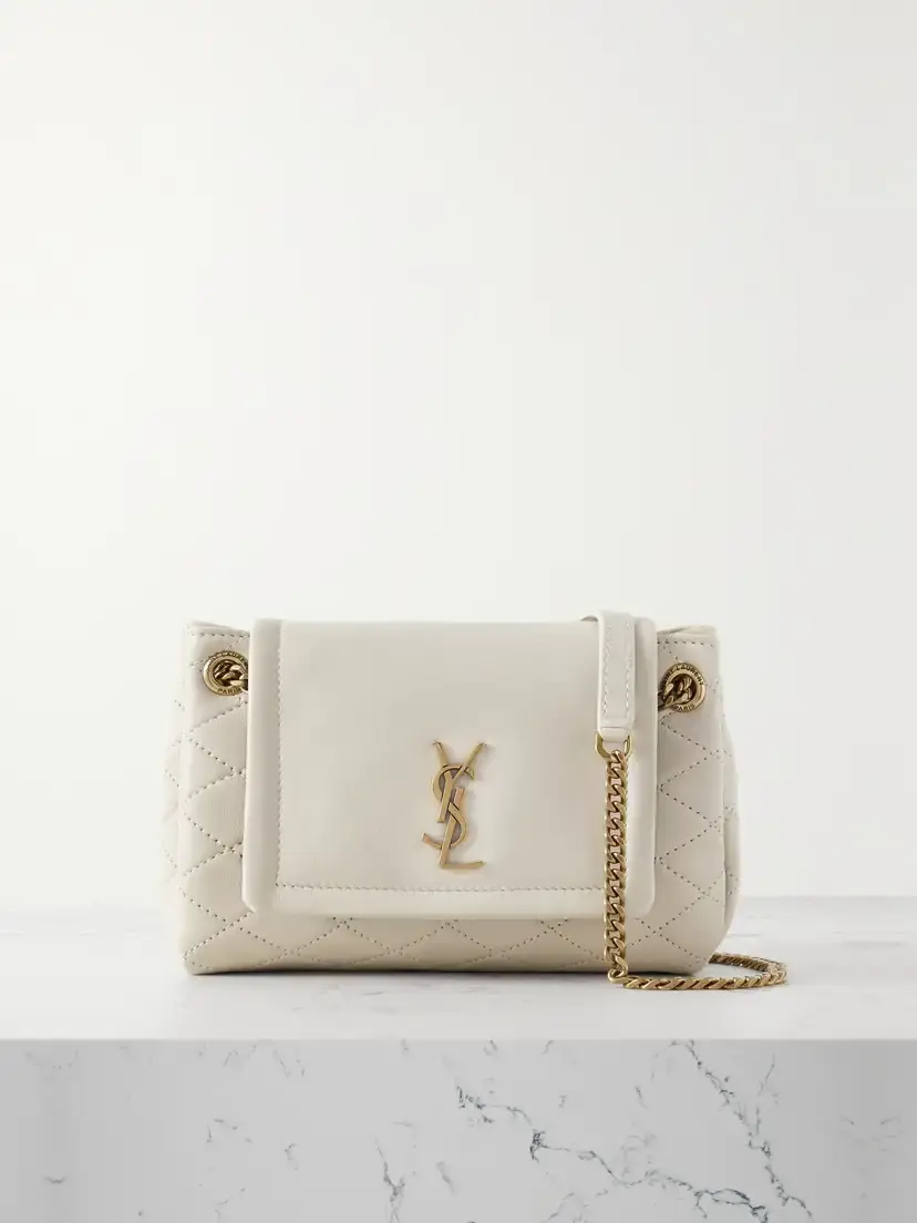 Saint Laurent Nolita Mini Quilted Leather Shoulder Bag | Image 1 Saint Laurent Nolita Mini Quilted Leather Shoulder Bag | Image 1