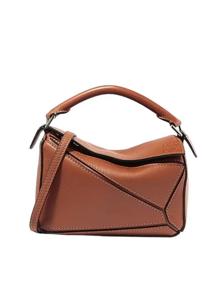 Loewe Puzzle Mini Textured-leather Shoulder Bag | Image 1 Loewe Puzzle Mini Textured-leather Shoulder Bag | Image 1