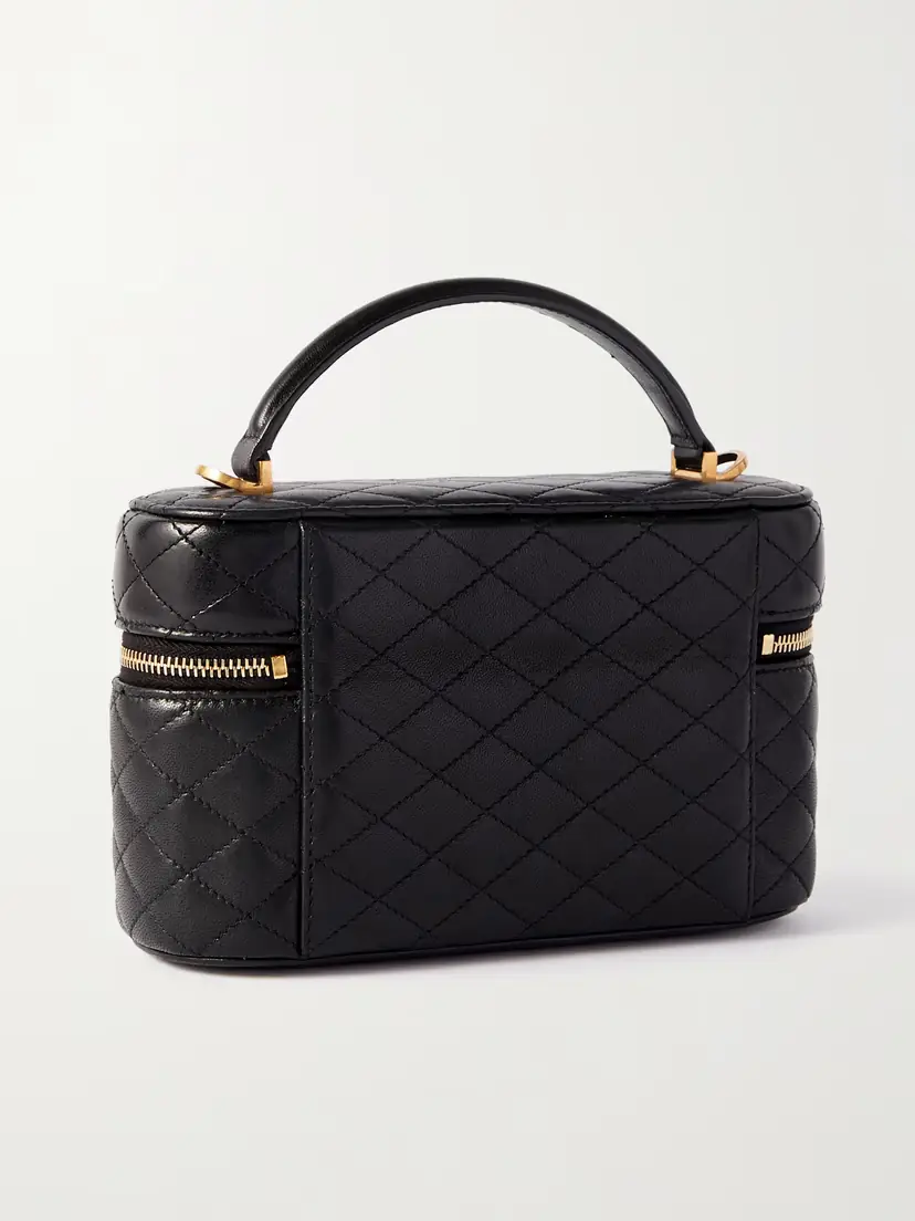 Saint Laurent Gaby Vanity Mini Quilted Leather Shoulder Bag | Thumbnail 3 Saint Laurent Gaby Vanity Mini Quilted Leather Shoulder Bag | Thumbnail 3