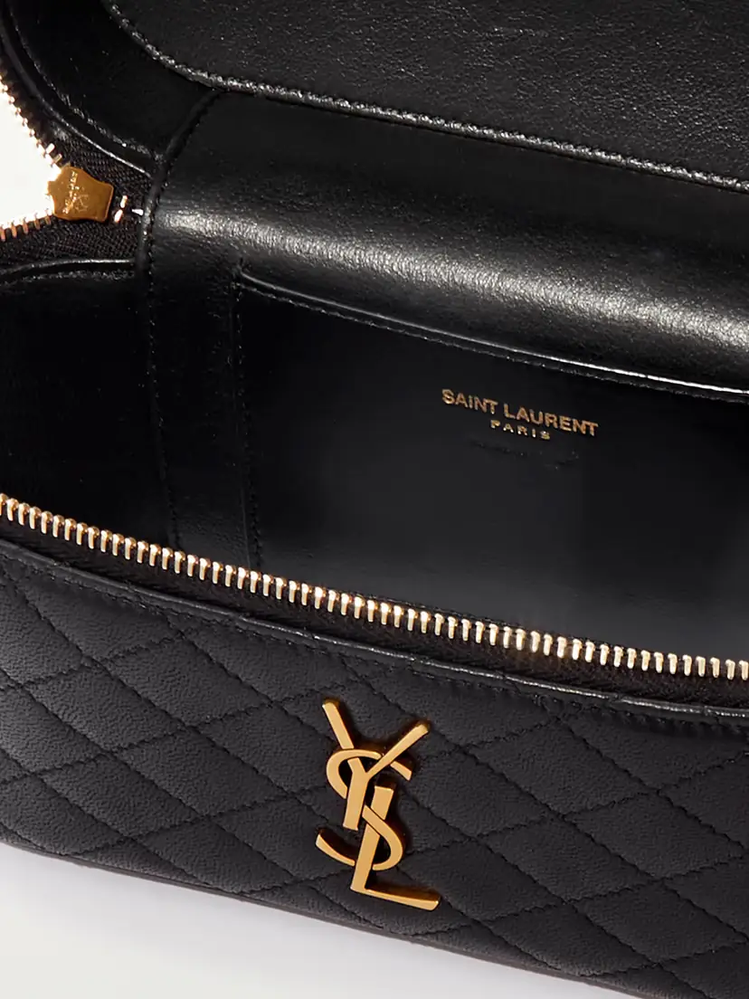 Saint Laurent Gaby Vanity Mini Quilted Leather Shoulder Bag | Thumbnail 5 Saint Laurent Gaby Vanity Mini Quilted Leather Shoulder Bag | Thumbnail 5