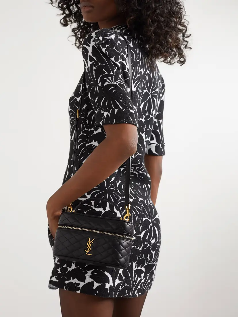 Saint Laurent Gaby Vanity Mini Quilted Leather Shoulder Bag | Thumbnail 6 Saint Laurent Gaby Vanity Mini Quilted Leather Shoulder Bag | Thumbnail 6