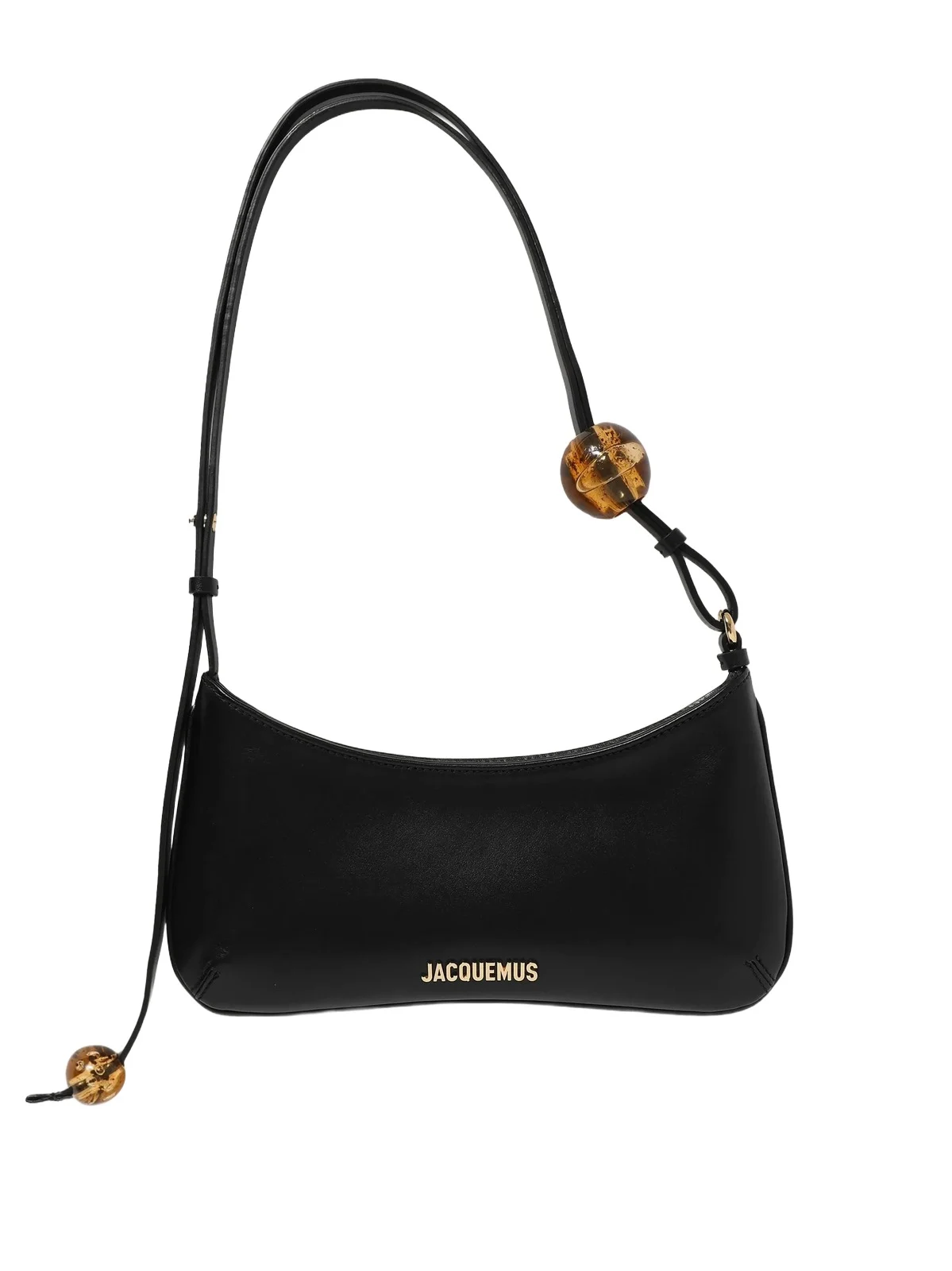 The Bisou Perle Embellished Leather Shoulder Bag The Bisou Perle Embellished Leather Shoulder Bag