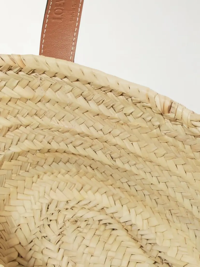 Loewe Small Leather-trimmed Woven Raffia Tote | Thumbnail 5 Loewe Small Leather-trimmed Woven Raffia Tote | Thumbnail 5