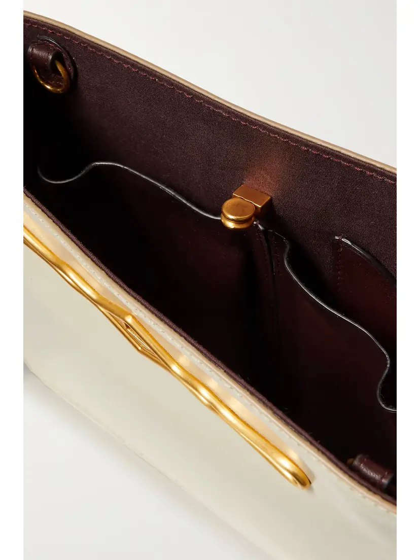 Métier + Fernando Jorge Stowaway Embellished Glossed-leather Shoulder Bag | Thumbnail 5 Métier + Fernando Jorge Stowaway Embellished Glossed-leather Shoulder Bag | Thumbnail 5