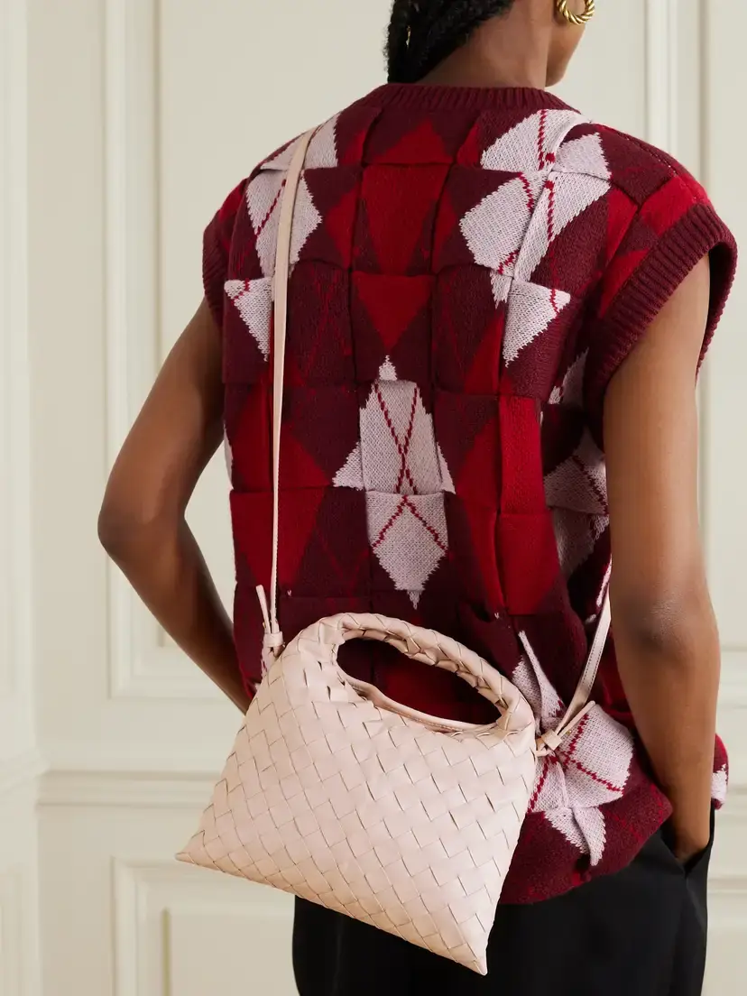Bottega Veneta Mini Hop Intrecciato Leather Shoulder Bag | Thumbnail 6 Bottega Veneta Mini Hop Intrecciato Leather Shoulder Bag | Thumbnail 6
