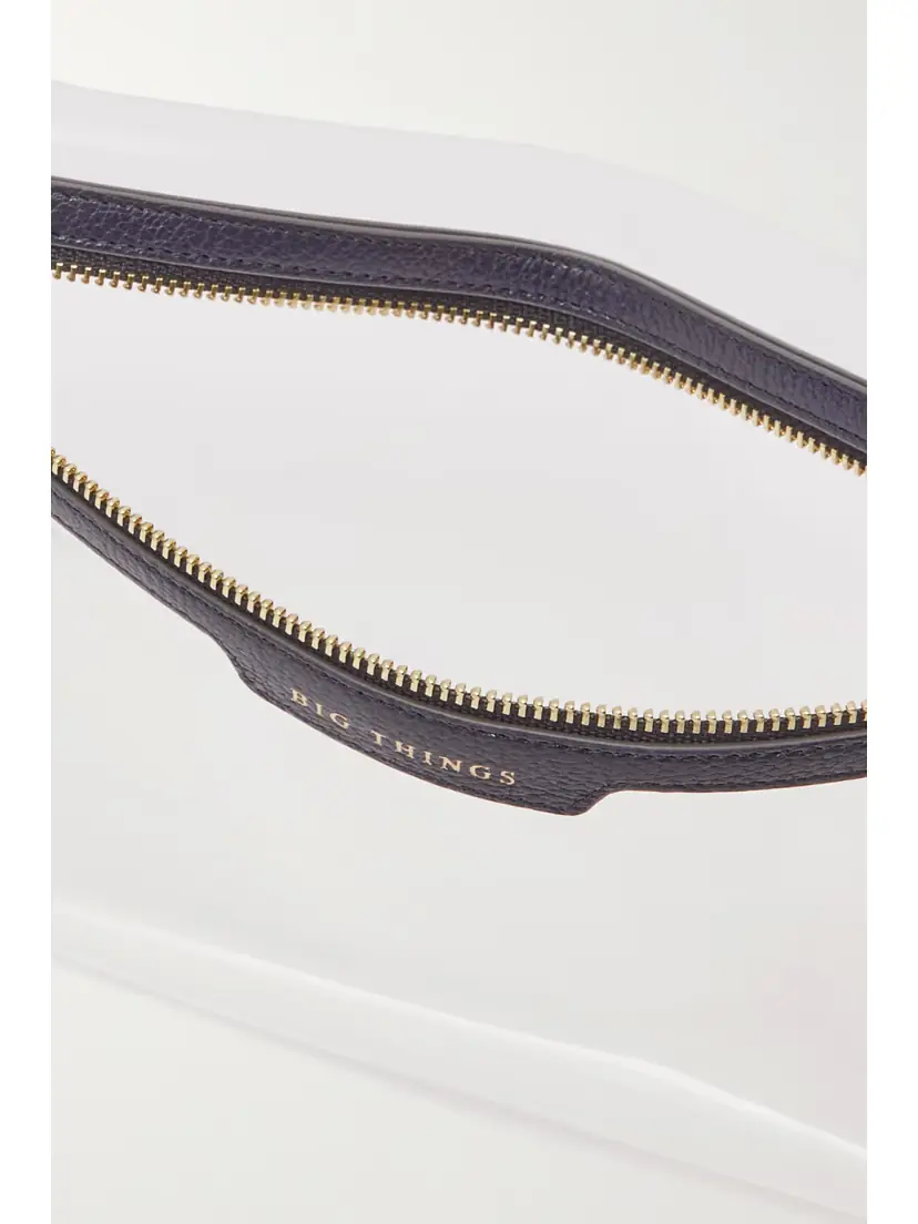 Anya Hindmarch Loose Pocket Big Things Leather-trimmed Tpu Clutch | Thumbnail 5 Anya Hindmarch Loose Pocket Big Things Leather-trimmed Tpu Clutch | Thumbnail 5