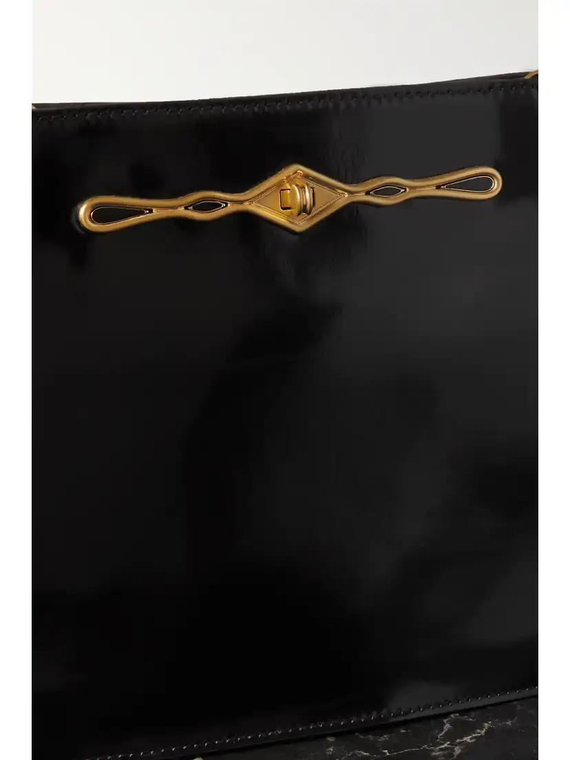 Métier + Fernando Jorge Stowaway Embellished Patent-leather Shoulder Bag | Thumbnail 4 Métier + Fernando Jorge Stowaway Embellished Patent-leather Shoulder Bag | Thumbnail 4