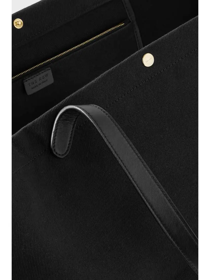 The Row Idaho Xl Leather-trimmed Cotton-twill Tote | Thumbnail 4 The Row Idaho Xl Leather-trimmed Cotton-twill Tote | Thumbnail 4