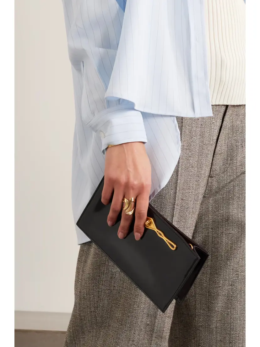 Métier + Fernando Jorge Ease Embellished Glossed-leather Clutch | Thumbnail 2 Métier + Fernando Jorge Ease Embellished Glossed-leather Clutch | Thumbnail 2