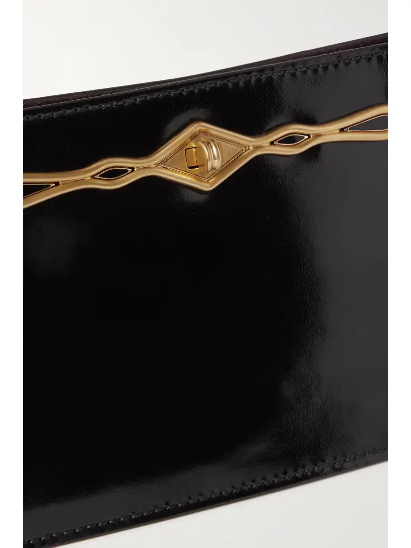 Métier + Fernando Jorge Ease Embellished Glossed-leather Clutch | Thumbnail 4 Métier + Fernando Jorge Ease Embellished Glossed-leather Clutch | Thumbnail 4