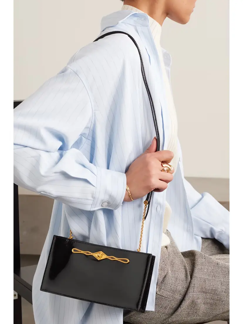 Métier + Fernando Jorge Ease Embellished Glossed-leather Clutch | Thumbnail 6 Métier + Fernando Jorge Ease Embellished Glossed-leather Clutch | Thumbnail 6