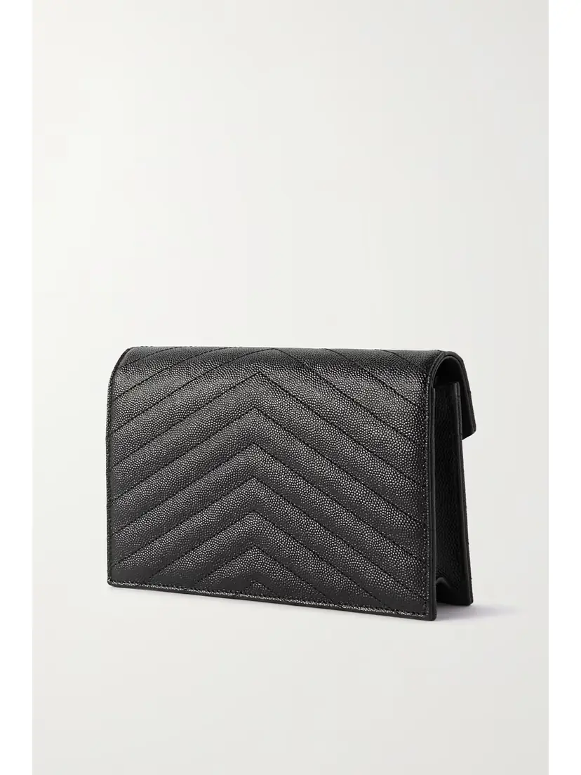Saint Laurent Cassandre Matelassé Textured-leather Chain Wallet | Thumbnail 3 Saint Laurent Cassandre Matelassé Textured-leather Chain Wallet | Thumbnail 3