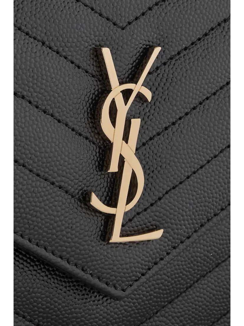 Saint Laurent Cassandre Matelassé Textured-leather Chain Wallet | Thumbnail 4 Saint Laurent Cassandre Matelassé Textured-leather Chain Wallet | Thumbnail 4