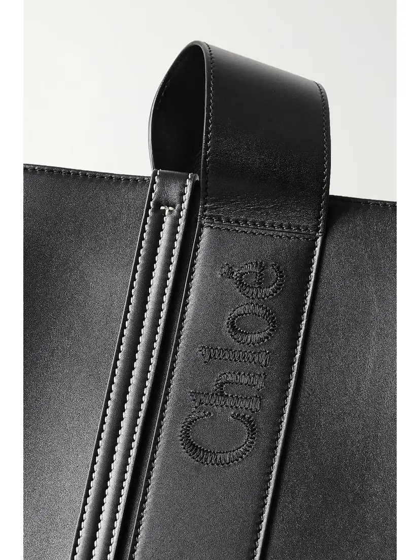 Chloé Woody Medium Embroidered Leather Tote | Thumbnail 4 Chloé Woody Medium Embroidered Leather Tote | Thumbnail 4