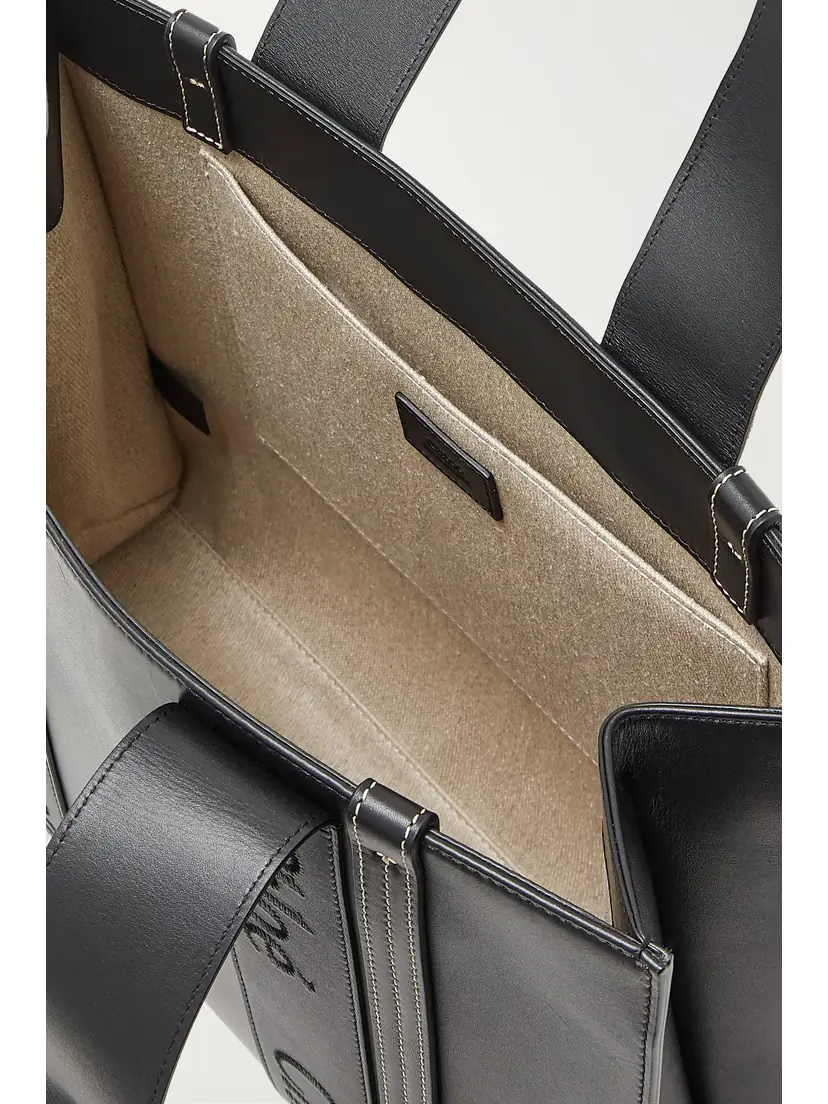 Chloé Woody Medium Embroidered Leather Tote | Thumbnail 5 Chloé Woody Medium Embroidered Leather Tote | Thumbnail 5