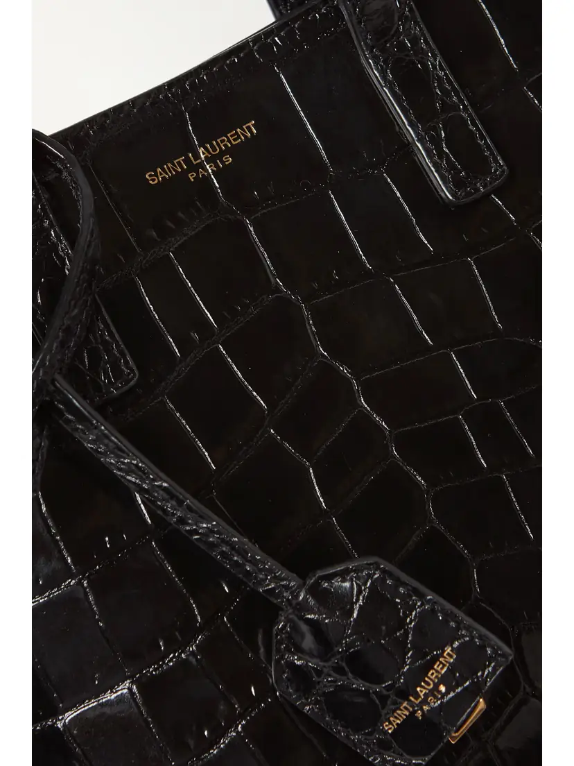 Saint Laurent Toy Mini Croc-effect Leather Tote | Thumbnail 4