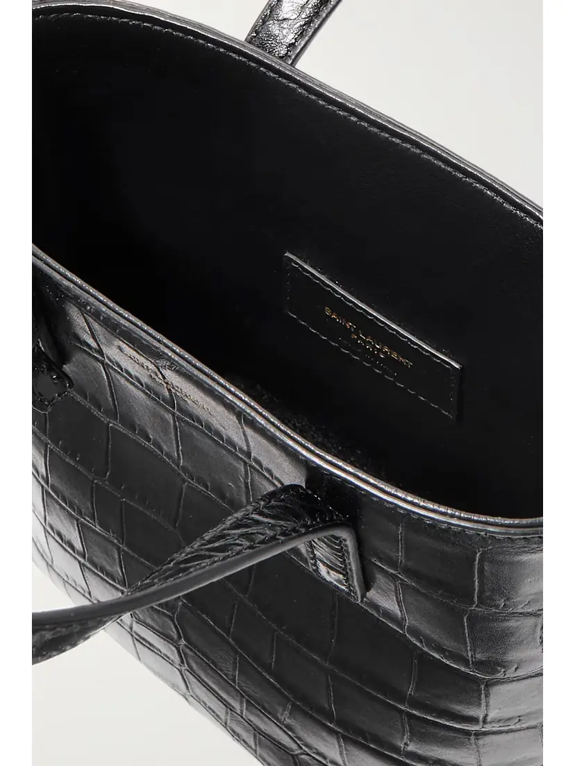 Saint Laurent Toy Mini Croc-effect Leather Tote | Thumbnail 5