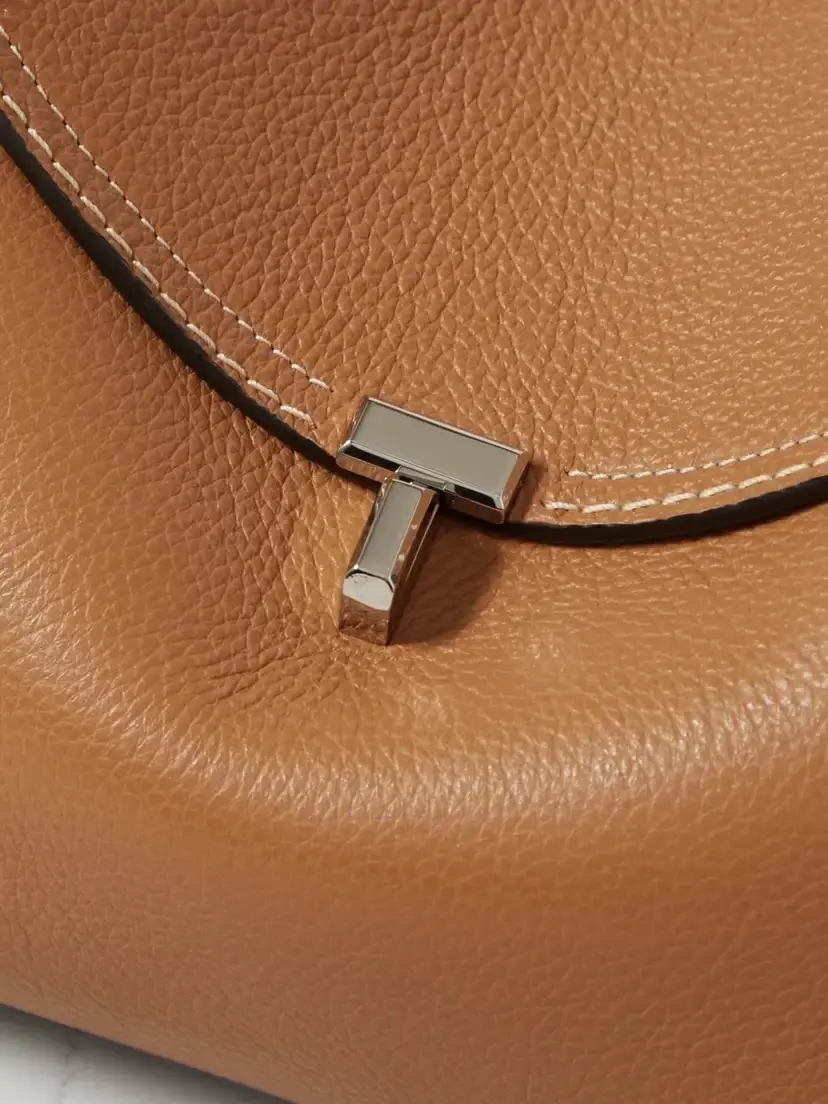 TOTEME T-lock Textured-leather Shoulder Bag | Thumbnail 4 TOTEME T-lock Textured-leather Shoulder Bag | Thumbnail 4