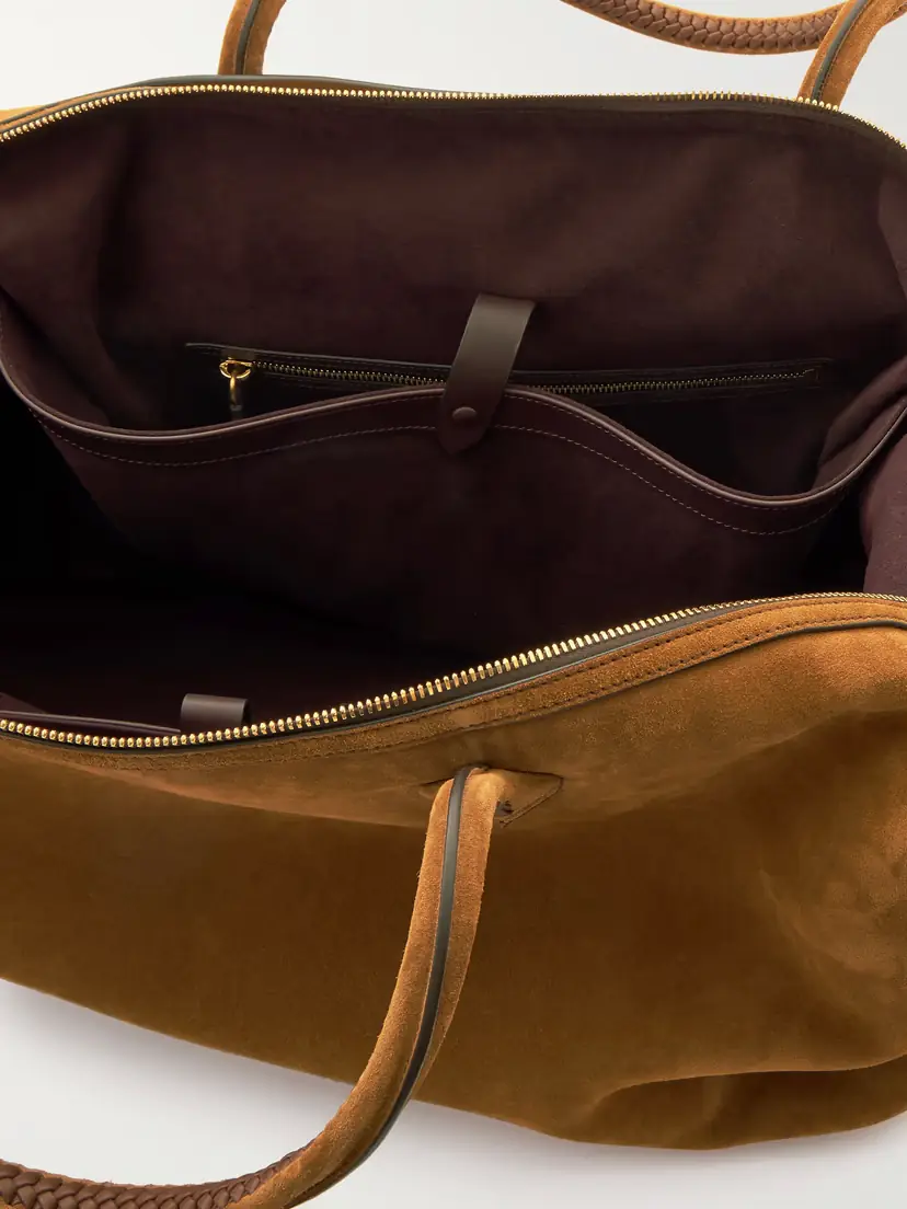 Métier Weekend Xl Leather-trimmed Suede Tote | Thumbnail 5 Métier Weekend Xl Leather-trimmed Suede Tote | Thumbnail 5