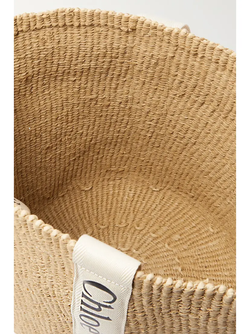 Chloé Woody Large Leather-trimmed Raffia Tote | Thumbnail 5 Chloé Woody Large Leather-trimmed Raffia Tote | Thumbnail 5