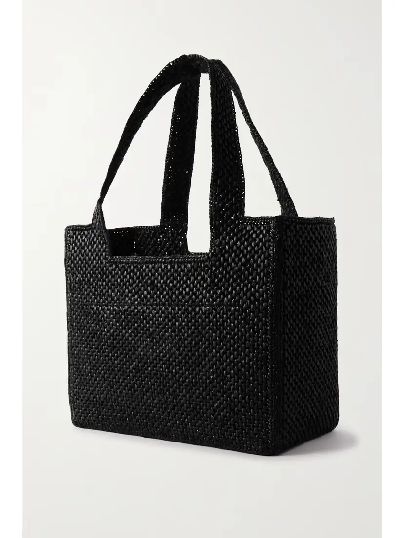 Loewe + Paula's Ibiza Medium Embroidered Two-tone Raffia Tote | Thumbnail 3 Loewe + Paula's Ibiza Medium Embroidered Two-tone Raffia Tote | Thumbnail 3