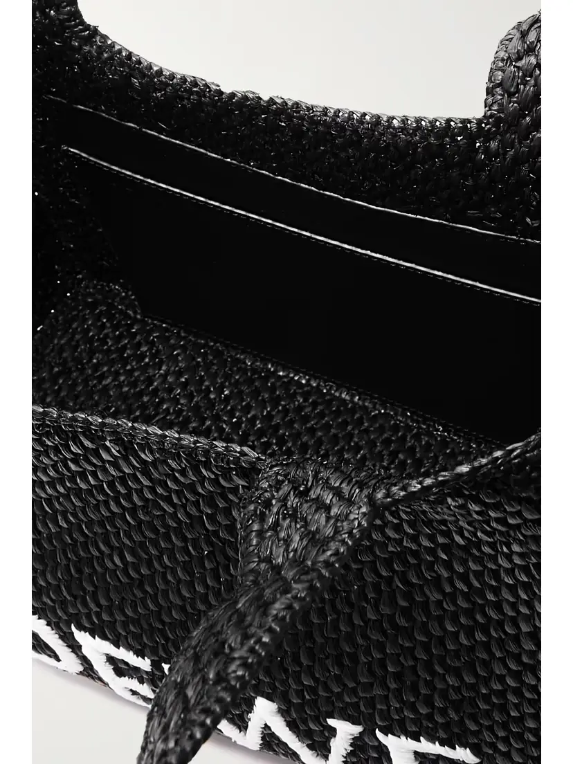 Loewe + Paula's Ibiza Medium Embroidered Two-tone Raffia Tote | Thumbnail 5 Loewe + Paula's Ibiza Medium Embroidered Two-tone Raffia Tote | Thumbnail 5