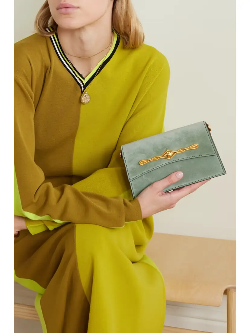 Métier + Fernando Jorge Roma Mini Embellished Suede Shoulder Bag | Thumbnail 2 Métier + Fernando Jorge Roma Mini Embellished Suede Shoulder Bag | Thumbnail 2