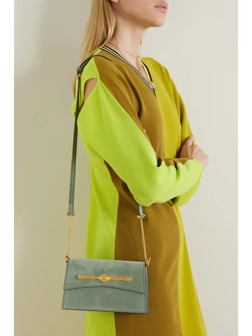 Métier + Fernando Jorge Roma Mini Embellished Suede Shoulder Bag | Thumbnail 6 Métier + Fernando Jorge Roma Mini Embellished Suede Shoulder Bag | Thumbnail 6