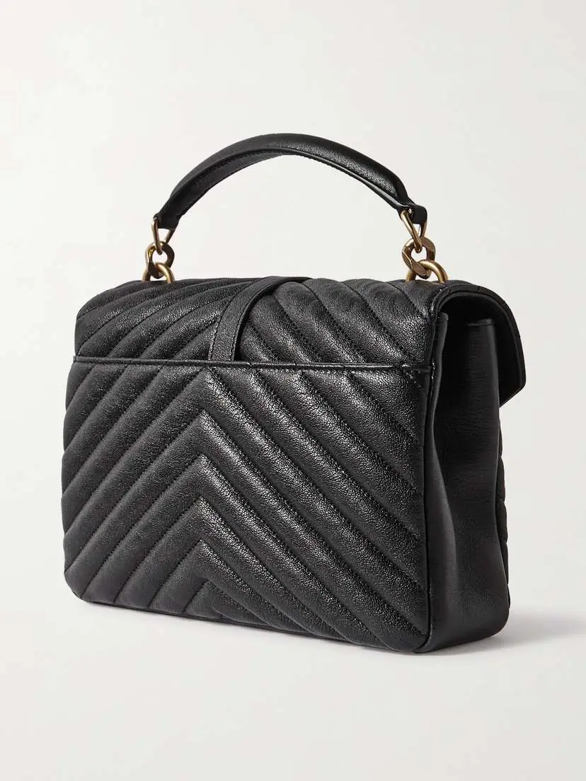 Saint Laurent College Medium Matelassé Leather Shoulder Bag | Thumbnail 3