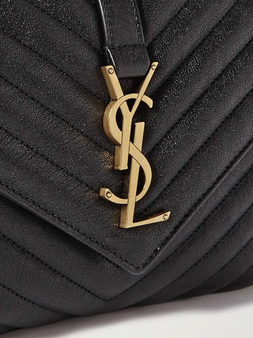 Saint Laurent College Medium Matelassé Leather Shoulder Bag | Thumbnail 4