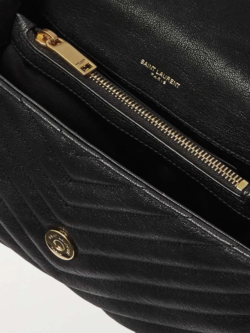 Saint Laurent College Medium Matelassé Leather Shoulder Bag | Thumbnail 5