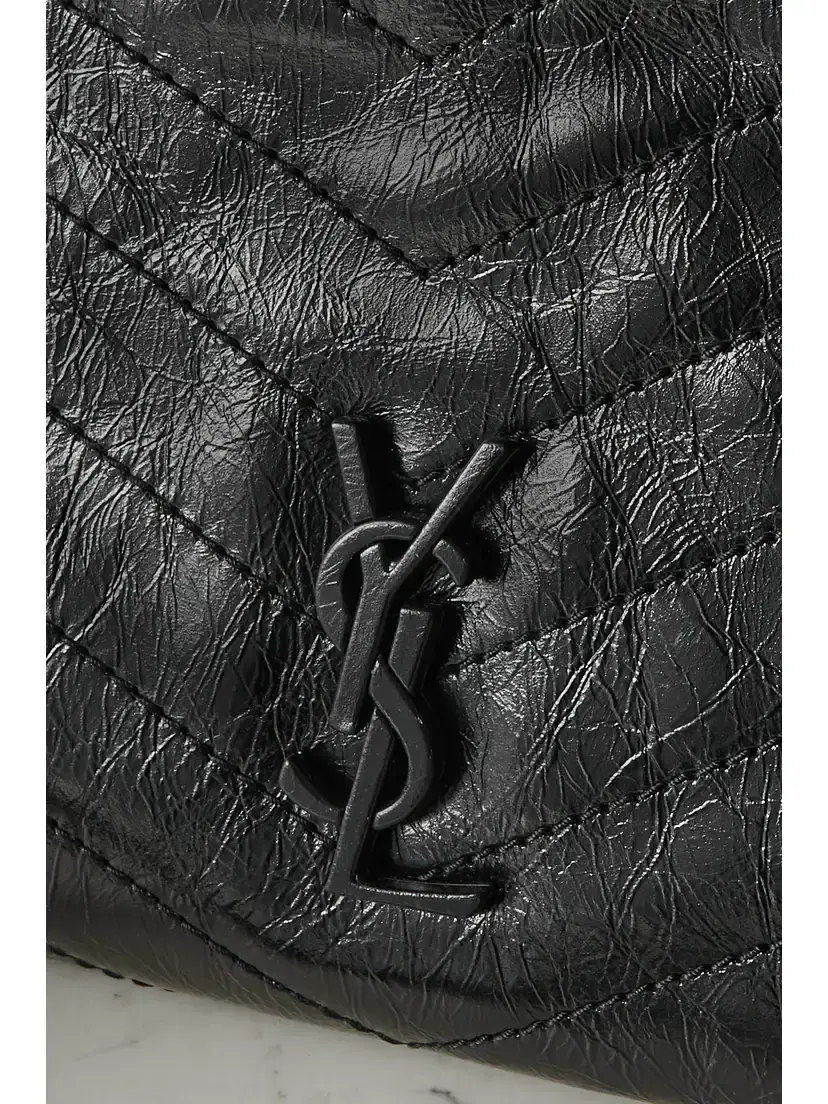 Saint Laurent Niki Medium Quilted Crinkled-leather Tote | Thumbnail 4 Saint Laurent Niki Medium Quilted Crinkled-leather Tote | Thumbnail 4