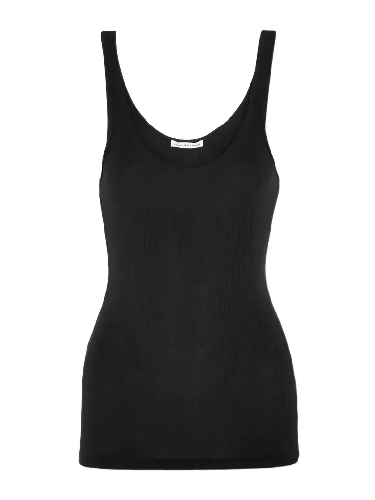 James Perse The Daily Ribbed Stretch-cotton Tank | Image 1 James Perse The Daily Ribbed Stretch-cotton Tank | Image 1