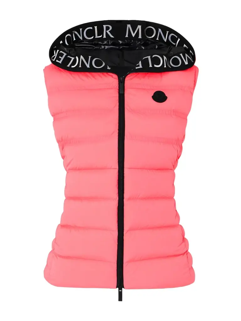 Moncler Aliterse Quilted Shell Down Vest - Pink | Image 1 Moncler Aliterse Quilted Shell Down Vest - Pink | Image 1