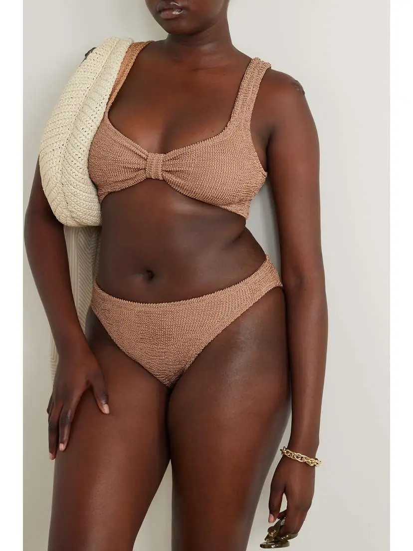 Hunza G Bonnie Metallic Seersucker Bikini | Thumbnail 2 Hunza G Bonnie Metallic Seersucker Bikini | Thumbnail 2